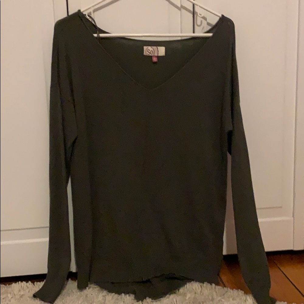 Green sweater